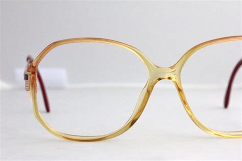 vintage german sunset oversized eyeglass frames by sorocco on etsy