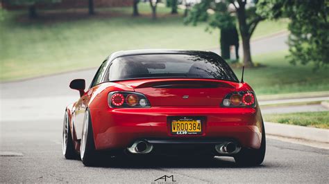 Dropped Red Honda S2000 Is A Stylish Thing With Custom Parts — Carid