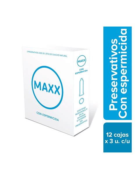Maxx Preservativo Espermicida 12 X 3 En Farmacias Proteger Salud