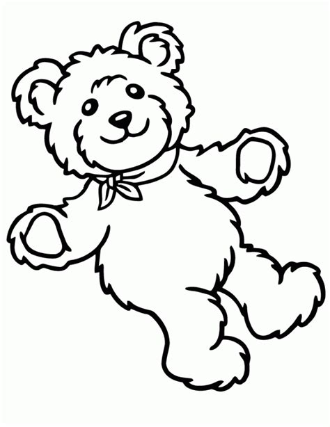 20 Free Printable Teddy Bear Coloring Pages