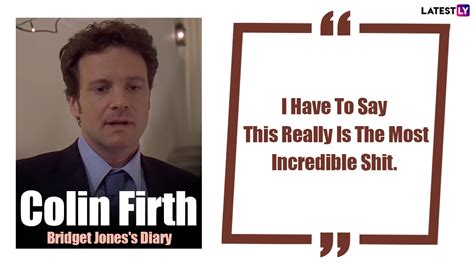 Colin Firth Birthday Special From Bridget Jones Diary To Kingsman 10 Memorable Quotes Of The