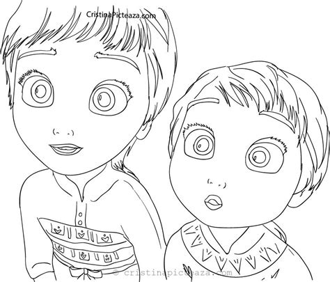 In frozen, elsa feared her powers were too much for the world. Anna from Frozen 2 Coloring Pages - Cristina Picteaza.com