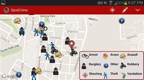 Spotcrime The Publics Crime Map New Spotcrime Android App Now