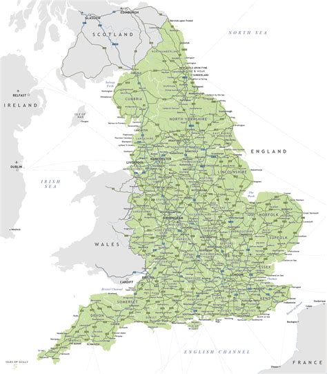 England Map England Map Cities Europe Maps Map Pictures A Large