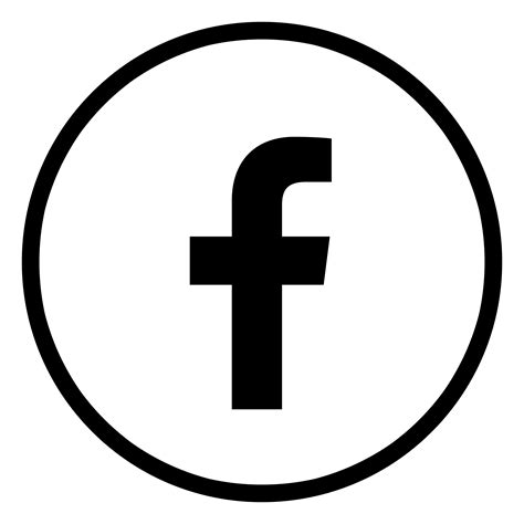 Vektor Facebook Logo Gambar Latar Belakang Png Hitam Dan Putih Png Arts
