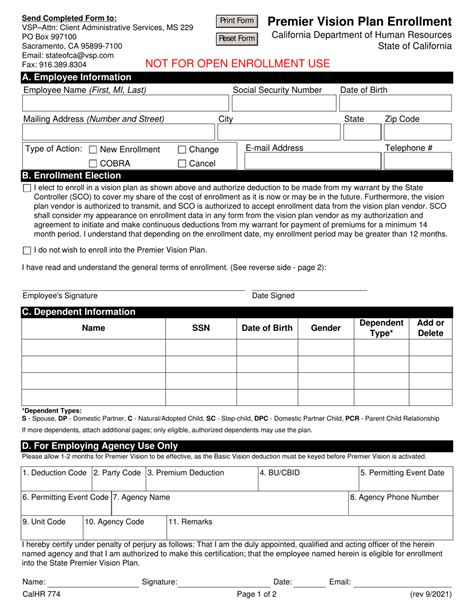Form Calhr774 Fill Out Sign Online And Download Fillable Pdf