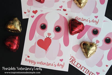Printable Puppy Valentines - Inspiration Made Simple | Puppy valentines, Valentines, Valentines ...