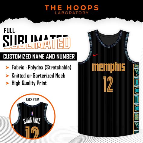 Thl Memphis Grizzlies City Edition Full Sublimation Jersey Shopee