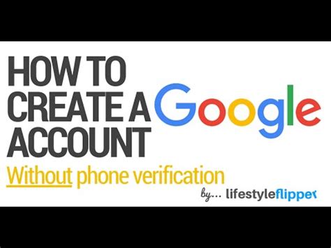 How to Create a Google Account Without Phone Verification - YouTube