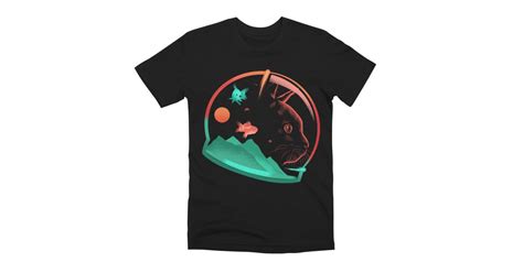 Astrocat Cat And Space Mens T Shirt Premium Sachpicas Artist Shop