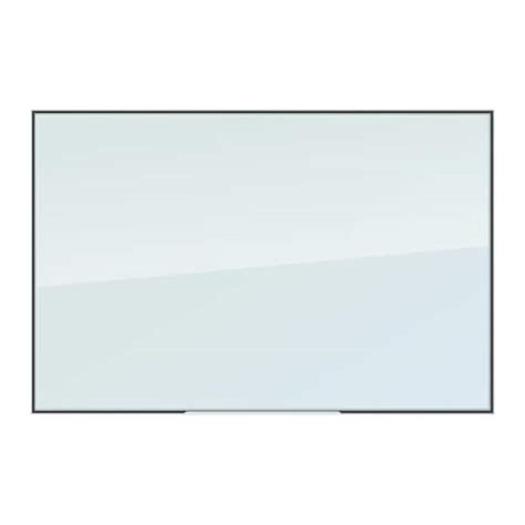 U Brands 35 In L X 23 In W Glass Dry Erase Memo Board White Frosted Surface Metal Frame