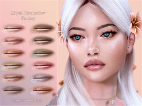 Fantasy Liquid Eyeshadow By Angissi For The Sims 4 Spring4sims