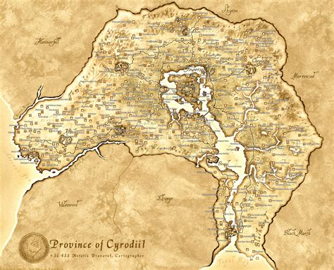 Все изображения Карта The Elder Scrolls Oblivion