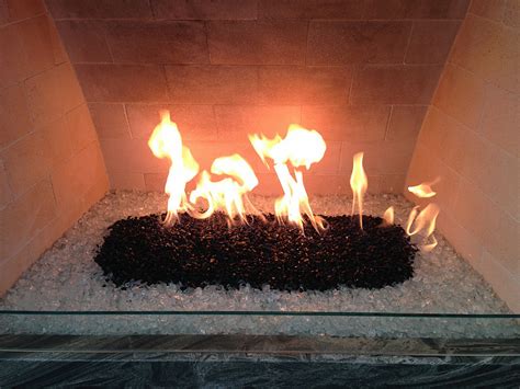 5 lbs crystal teal fire glass for fireplaces or fire pits. Fire Glass Photos - Landscaping Glass Ideas - Inspiration