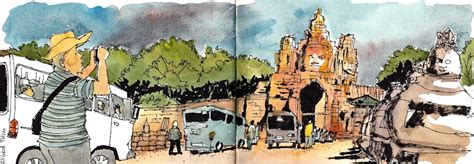All The Sketches From My Cambodia Sketching Trip 2014 Parka Blogs 