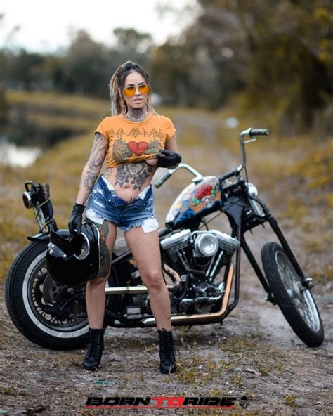 Born To Ride Biker Babe Of The Week Velvet Queen Born To Ride Motorcycle Magazine Motorcycle