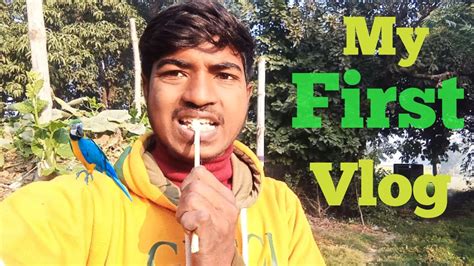 My First Vloge New Vlog Video My First Vlog On Youtube Youtube