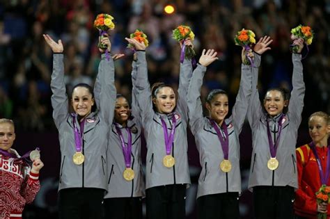 Us Womens Gymnastics Team Wins Gold 2012 Olympics