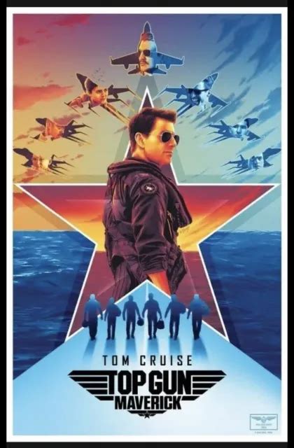 Top Gun Maverick 11x17 Fan Event 2022 Tom Cruise Movie Poster