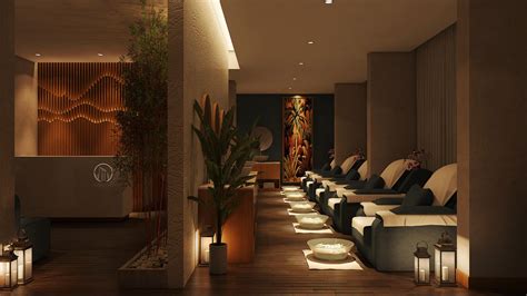 Foot Massage On Behance Luxury Spa Design Spa Interior Design