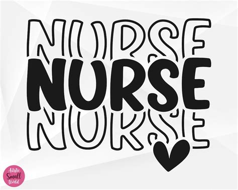 Nurse Svg Nurse Life Svg Medical Word Svg Nurse Cut Files Cricut