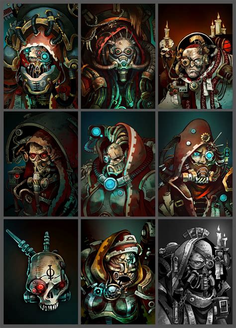 Artstation Mechanicus Warhammer 40k Character And Portraits Design