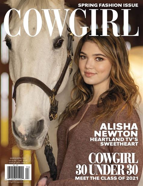 Cowgirl Magazine Marapr2021 Heartlands Alisha Newton Cowgirl Magazine Heartland Tv Alisha