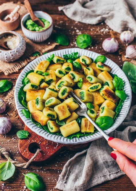 Stuffed Gnocchi With Spinach Pesto Vegan Bianca Zapatka Recipes