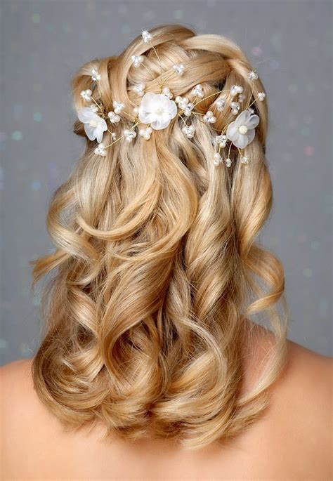 Wedding Hairstyles With Flowers And Hair Down