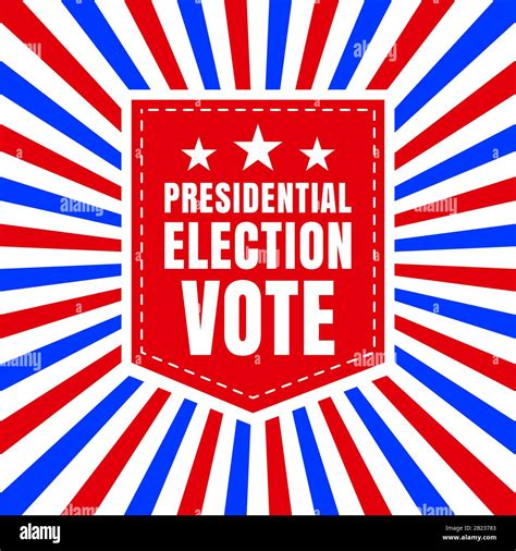 Presidential Elections Background Banner For Us Elections Voting