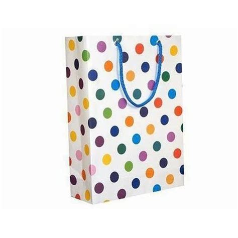 Polka Dot Paper Bag At Rs 15piece Printed Carry Bags In Hyderabad Id 20244137748