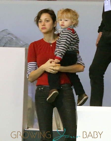 Marion Cotillard Takes Her Son Marcel Canet To Paris Masters Growing