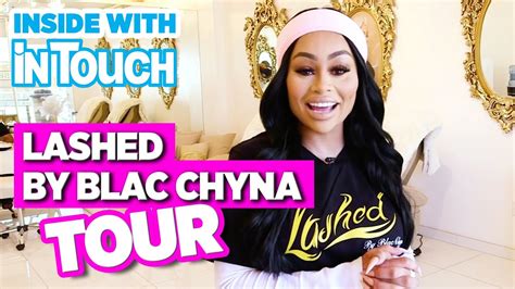 blac chyna gives tour of lashed salon inside with intouch youtube