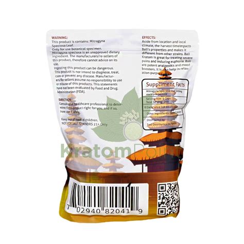 Real Kratom Bali Kratom Capsules 1000 Count Kp Store