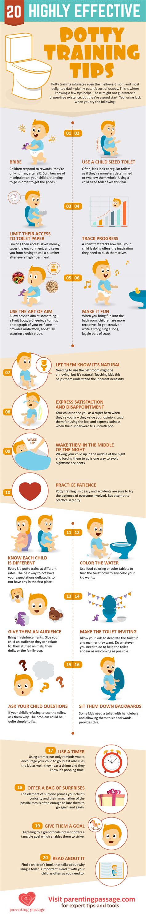 20 Highly Effective Potty Training Tips