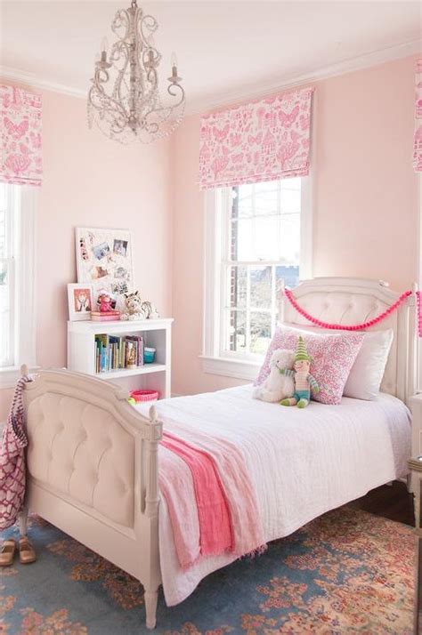 Combine shades of blue, brown and green with hints of red or gold to create a palette that calls to mind the outdoors. Pink Bedroom with Pink Butterflies Roman Shade ...
