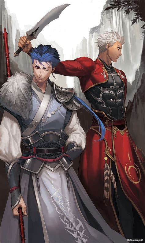 Archer And Lancer Fate Stay Night Fate Series Fate Stay Night