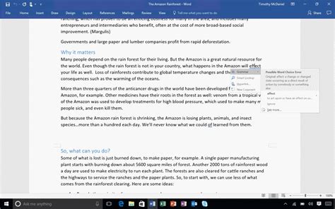 Word 2016 Researcher And Editor Tools Ghacks Tech News