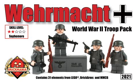 Wehrmacht World War Ii Troop Pack Brickmania Wiki Fandom Powered