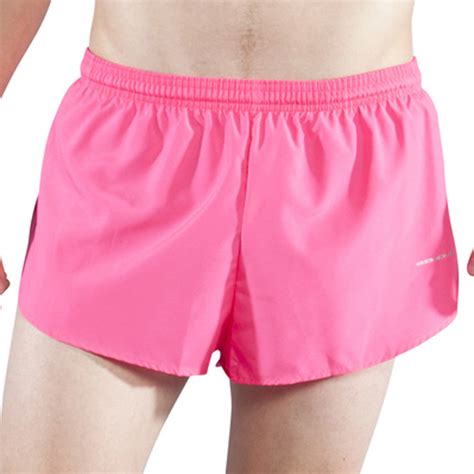 Mens 1 Hot Pink Elite Split Shorts Boa