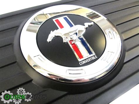 2011 2014 Ford Mustang Convertible Trunk Decklid Pony Emblem Black