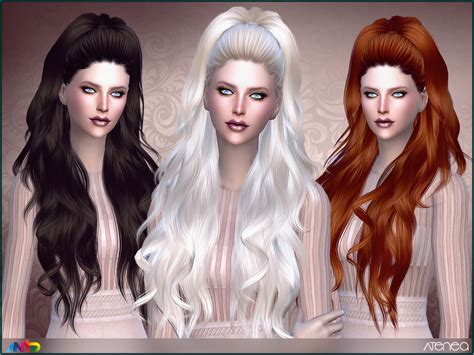 Sims 4 Ccs The Best Anto Atenea Hair