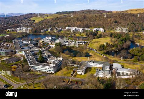 Aerial View Of Campus Of University Of Stirling Stirling University