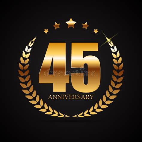Logotipo De La Plantilla 50 Años Del Aniversario De Ejemplo Del Vector
