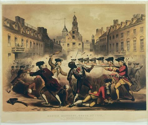 Crispus Attucks And The Boston Massacre Prints Nantucket Historical
