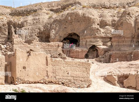 Cave Houses Of Afghanistans Bamiyan Province Stock Photo Alamy