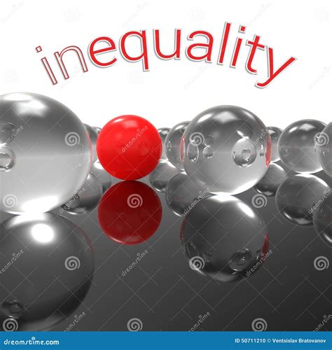 Inequality Stock Illustration Image 50711210