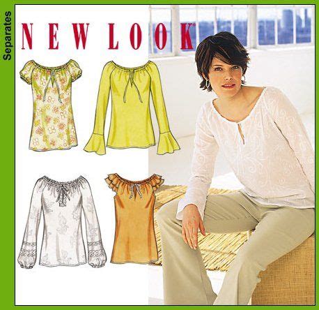 Easy Peasant Blouse Pattern Bing Images Sewing Clothes Women