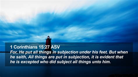 1 corinthians 15 27 asv desktop wallpaper for he put all things in subjection under his