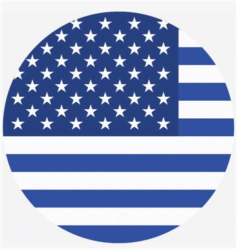 Flag United States Round Us Flag Icon PNG Image Transparent PNG